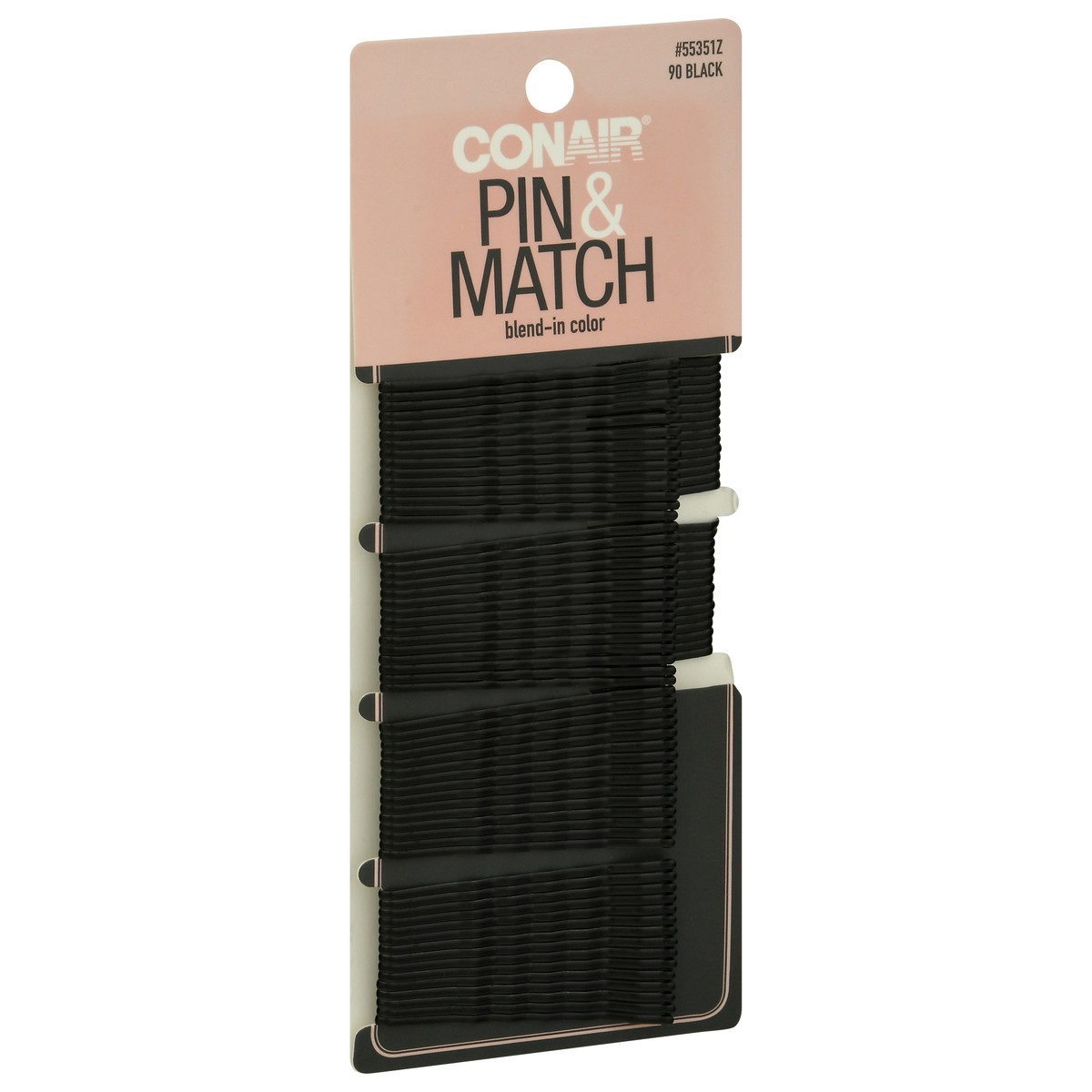 slide 2 of 9, Conair Pin & Match Black Hair Pins 90 ea, 90 ct