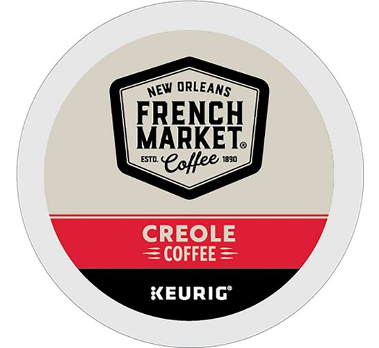 slide 1 of 4, French Market Coffee & Chicory MediumDark Roast Coffee K-Cup Pods, 12 ct; 0.41 oz
