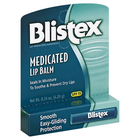 slide 1 of 1, Blistex Lip Protectant/Sunscreen Medicated Lip Balm Spf, 15 ct; 0.15 oz