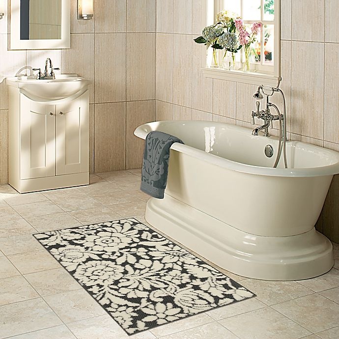 slide 2 of 4, Mohawk Home Savy Bella 20 x 34'' Bath Rug - Cream/Grey'', 1 ct