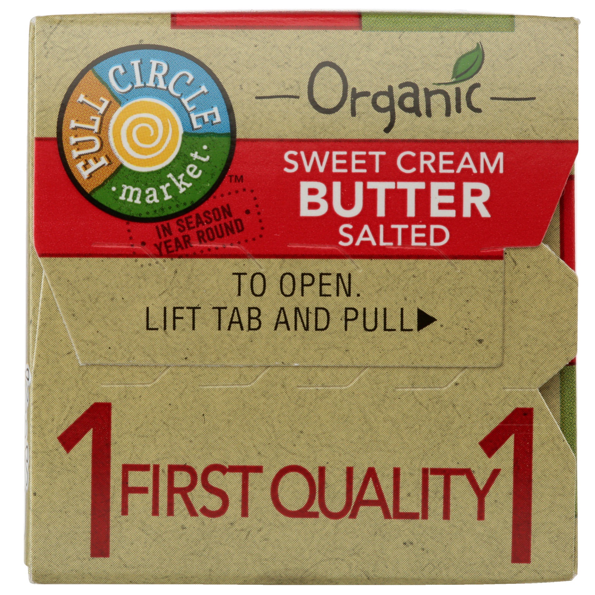 slide 6 of 6, Full Circle Market Organic Butter Sticks Salted, 16 oz