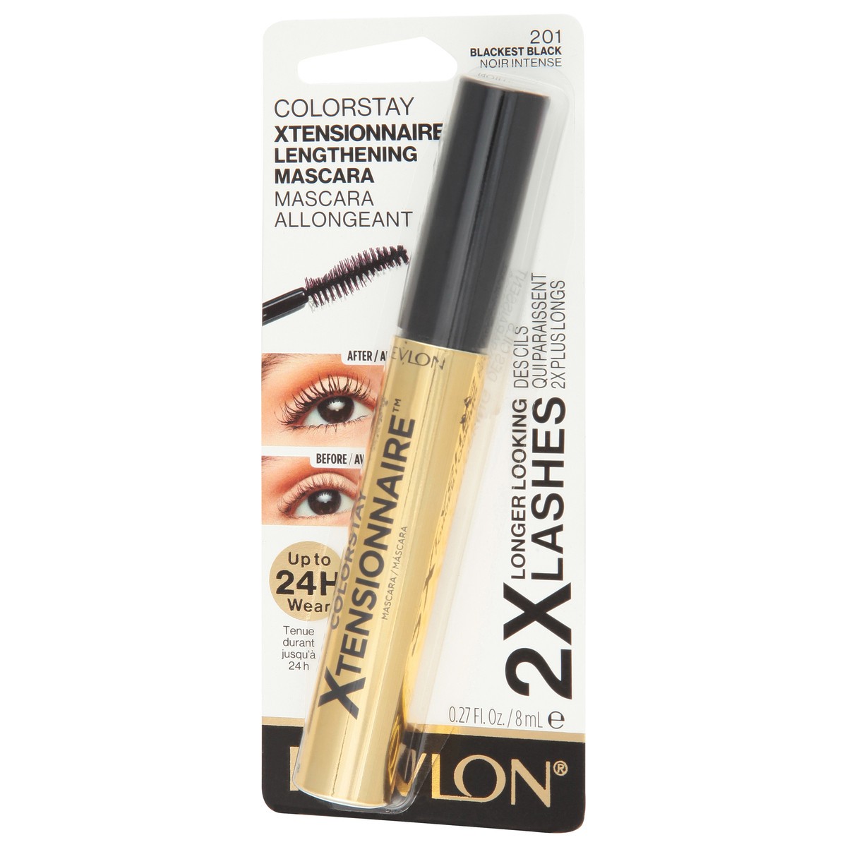 slide 7 of 12, Revlon Blackest Black 201 Mascara 0.27 fl oz, 0.27 fl oz