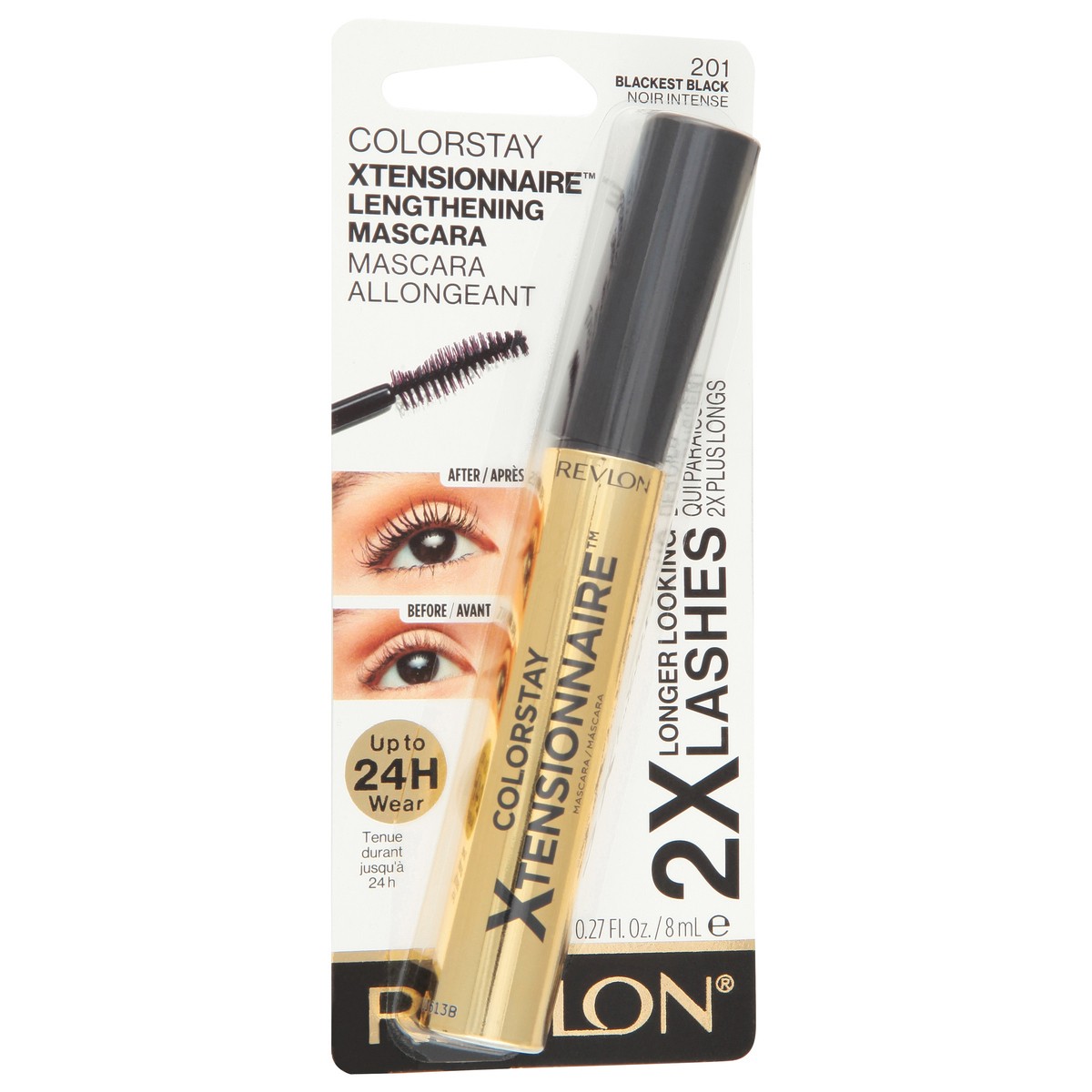 slide 12 of 12, Revlon Blackest Black 201 Mascara 0.27 fl oz, 0.27 fl oz