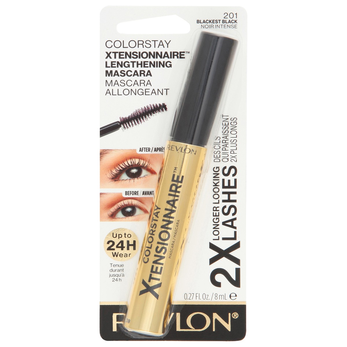 slide 5 of 12, Revlon Blackest Black 201 Mascara 0.27 fl oz, 0.27 fl oz