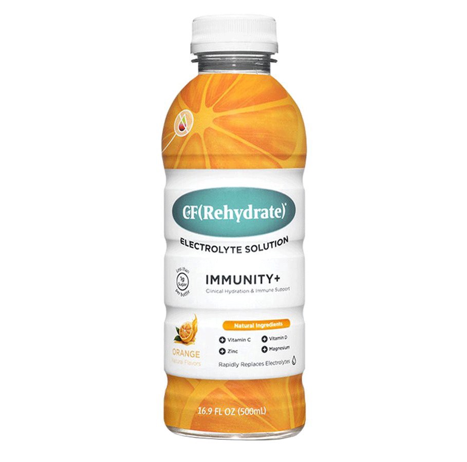 slide 1 of 1, CF Nutrition Orange Electrolyte Solution Immunity Plus, 16.9 fl oz