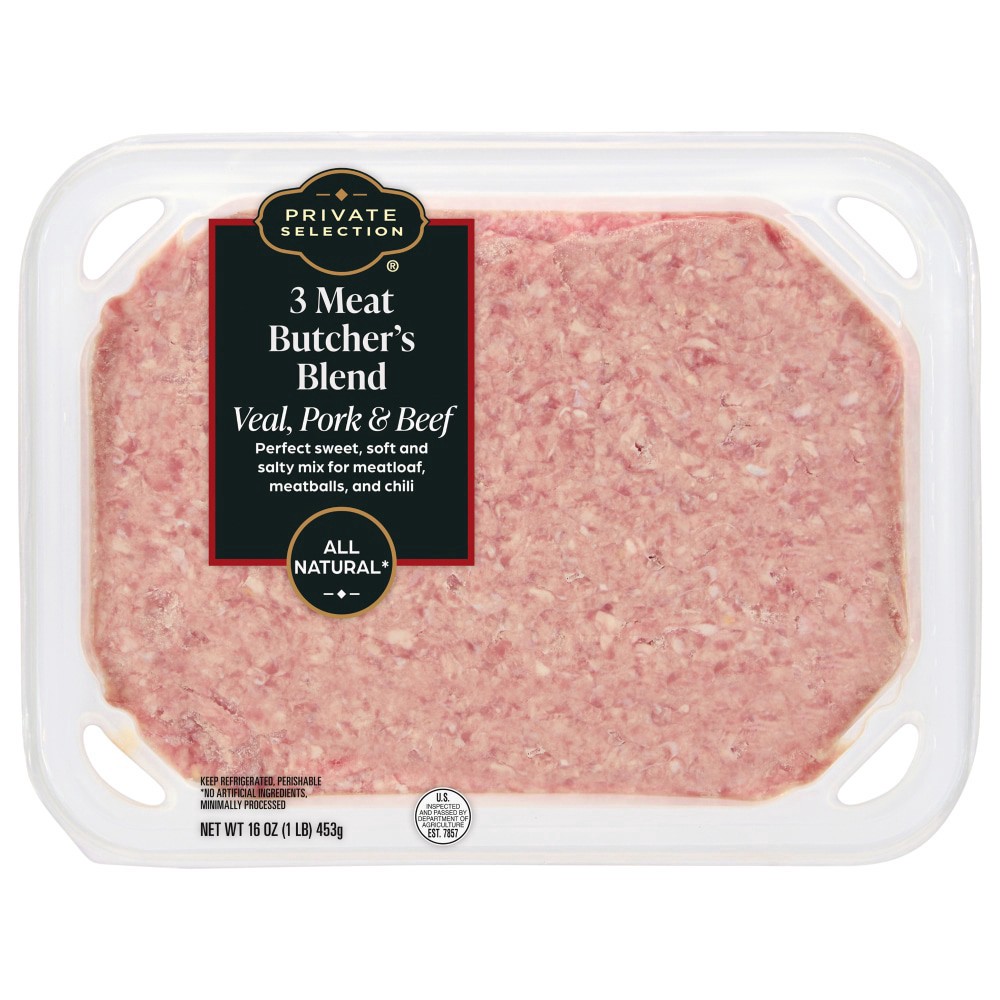 slide 1 of 1, Private Selection® Butcher's Blend Ground Meat, 16 oz