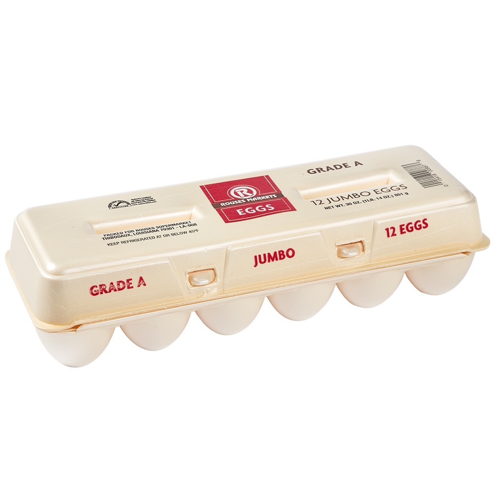 slide 1 of 1, Rouses Jumbo Eggs, 12 ct