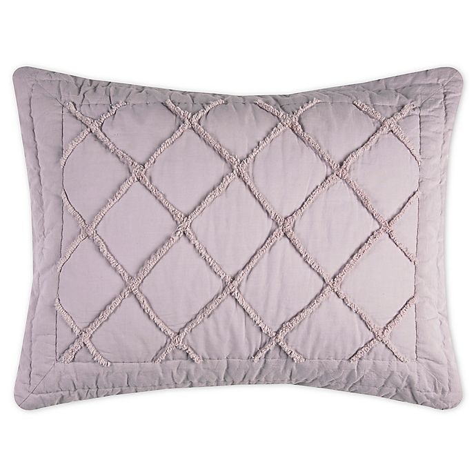 slide 1 of 1, Rizzy Home Wren King Pillow Sham - Blush, 1 ct