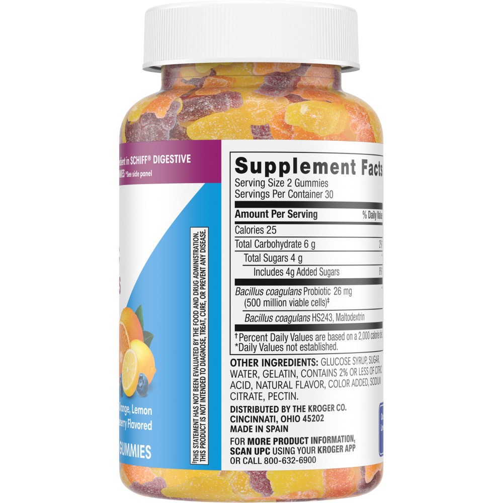 slide 2 of 4, Kroger Probiotic Gummies, 60 ct