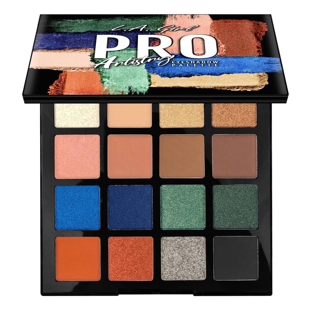 slide 2 of 3, L.A. Girl Pro Connoisseur 16-Color Eyeshadow Palette, 1.23 oz