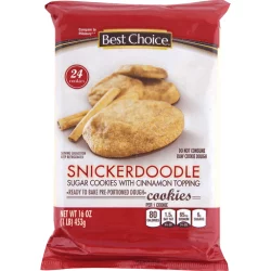 Best Choice Ready To Bake Snickerdoodle Cookie Dough