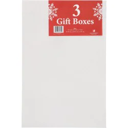 Lindy Bowman White Holiday Gift Boxes