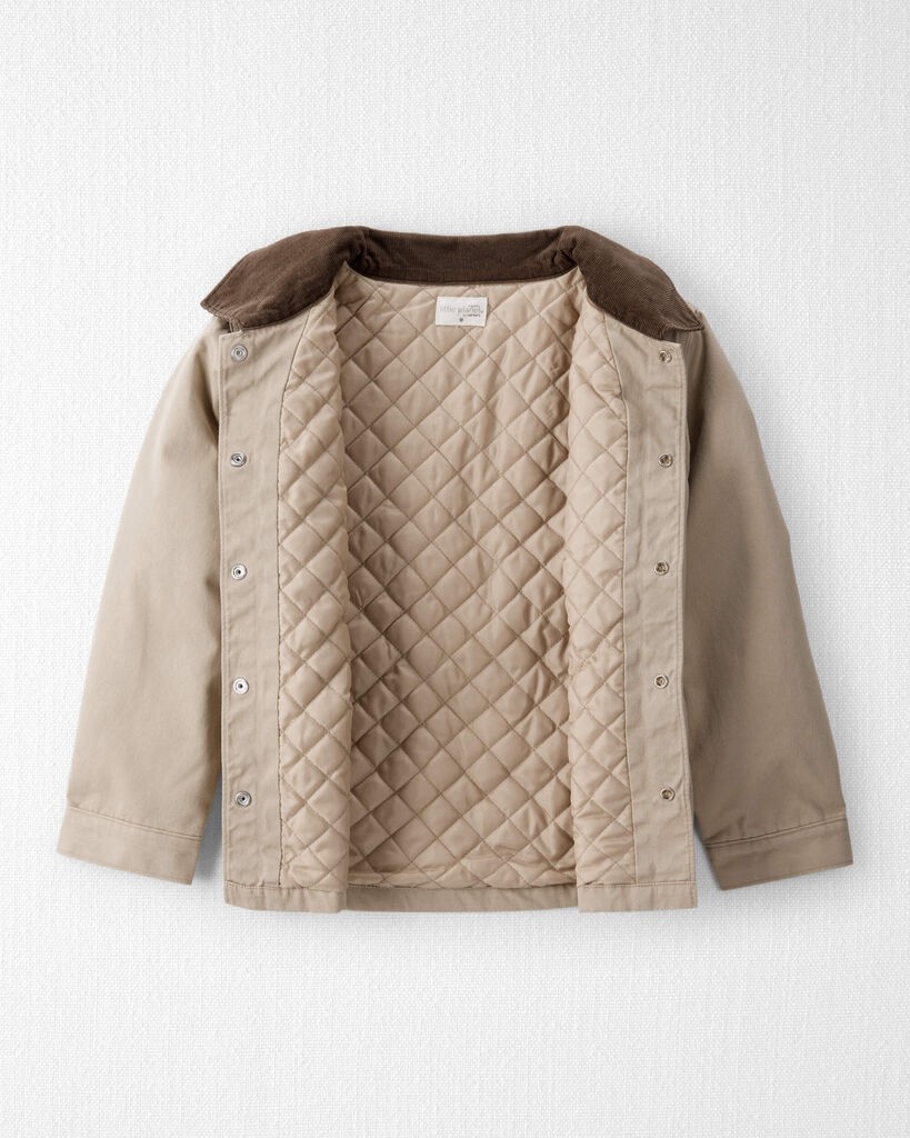 slide 4 of 4, Littleplanet Kid Organic Cotton Western Jacket Winter Khaki 7, 1 ct