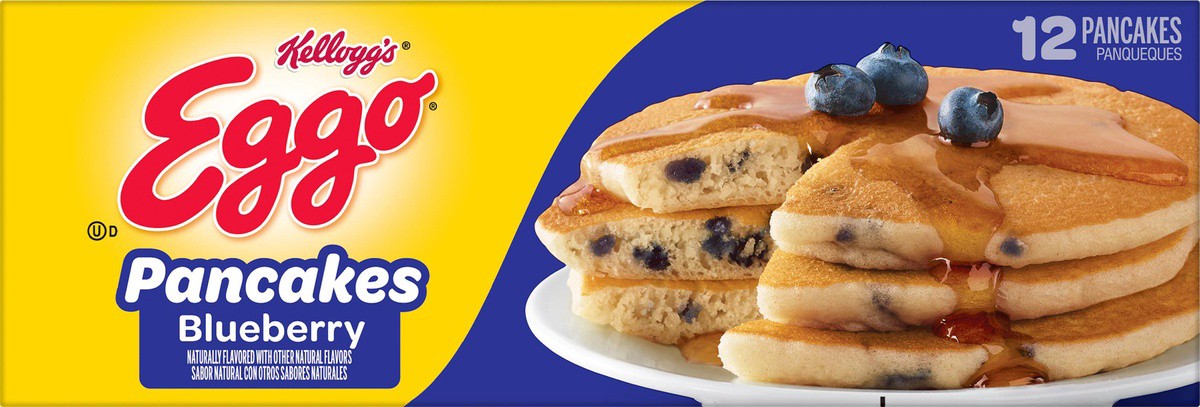 slide 7 of 8, Eggo Frozen Pancakes Blueberry, 12 ct