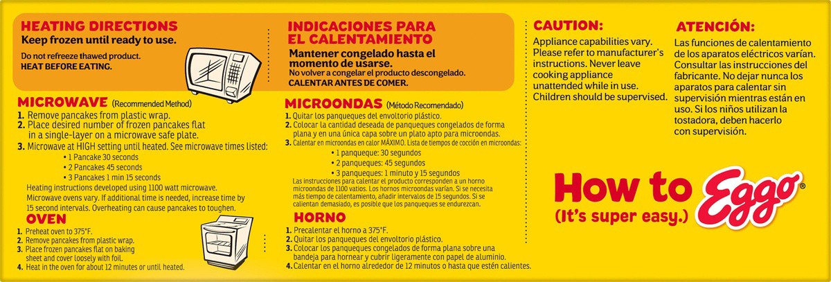 slide 3 of 8, Eggo Frozen Pancakes Blueberry, 12 ct