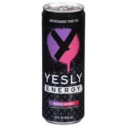 Yesly Mixed Berry Energy Drink 12 fl oz