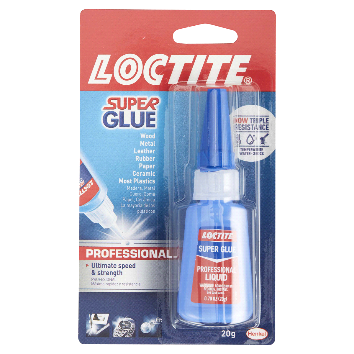 slide 1 of 5, Loctite Super Glue Professional Liquid, 20 grams, 20 gram