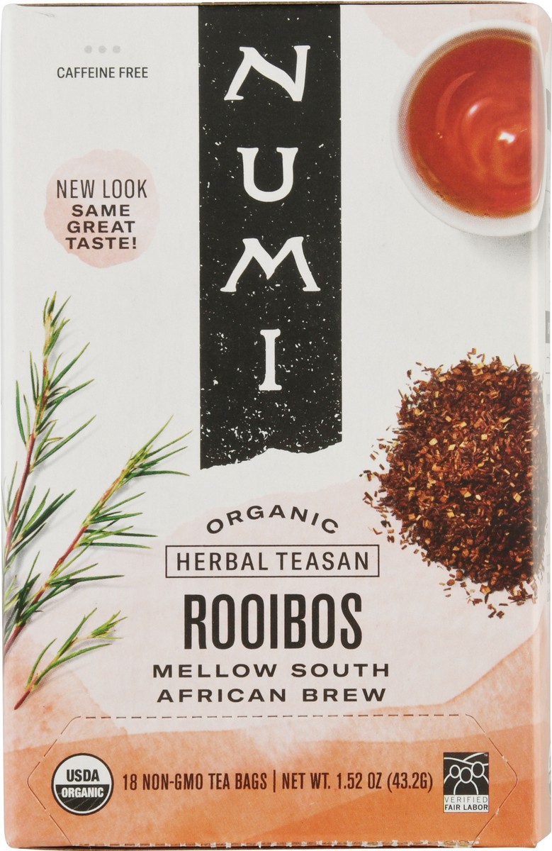 slide 8 of 10, Numi Organic Rooibos Tea, 18 ct
