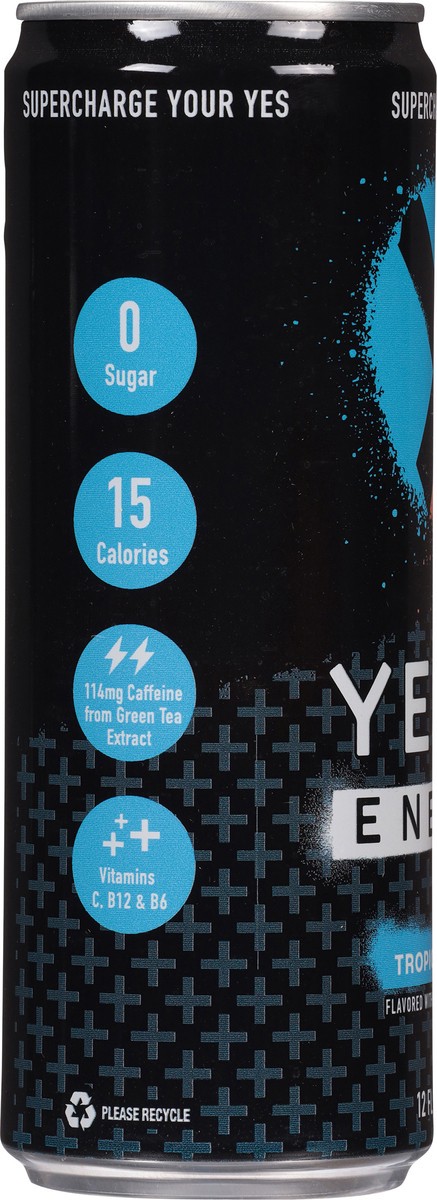 slide 2 of 15, Yesly Tropical Punch Energy Drink 12 fl oz, 12 fl oz