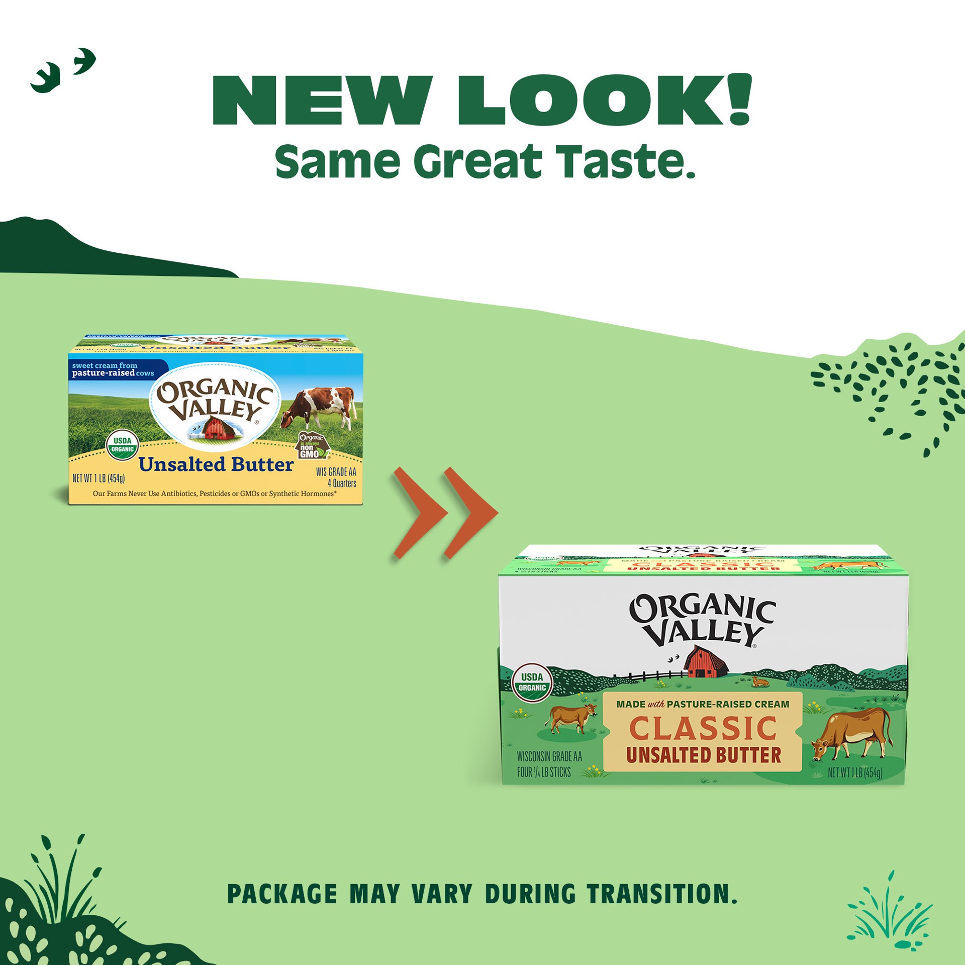 slide 3 of 9, Organic Valley Unsalted Classic Butter 16 oz, 16 oz