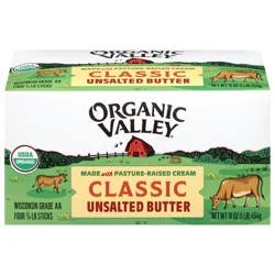 Organic Valley Unsalted Classic Butter 16 oz