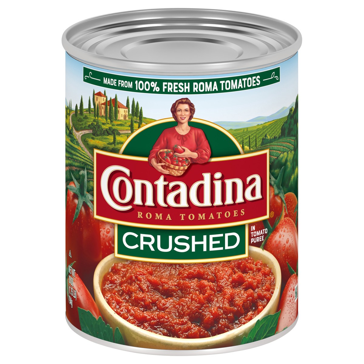 slide 10 of 12, ContadinaCrushed Tomatoes 28 oz. Can, 28 oz