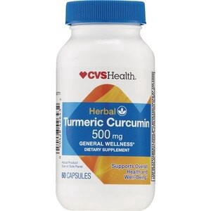 slide 1 of 1, CVS Health Herbal Turmeric Capsules, 60 Ct, 1 ct
