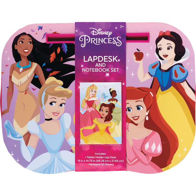 slide 1 of 1, Dsny Princess Lap Desk With Notepad, 1 ct