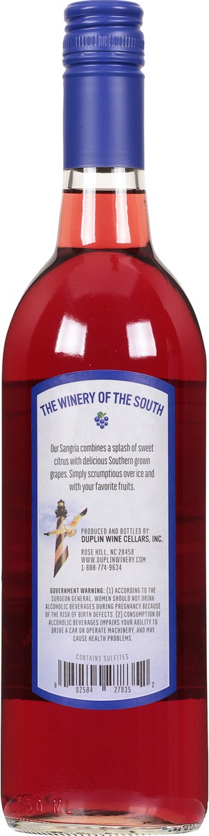 slide 6 of 9, Duplin Sangria 750 ml Bottle, 750 ml