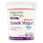 slide 1 of 1, Wholesome Pantry Greek Yogurt Plain, 30 oz