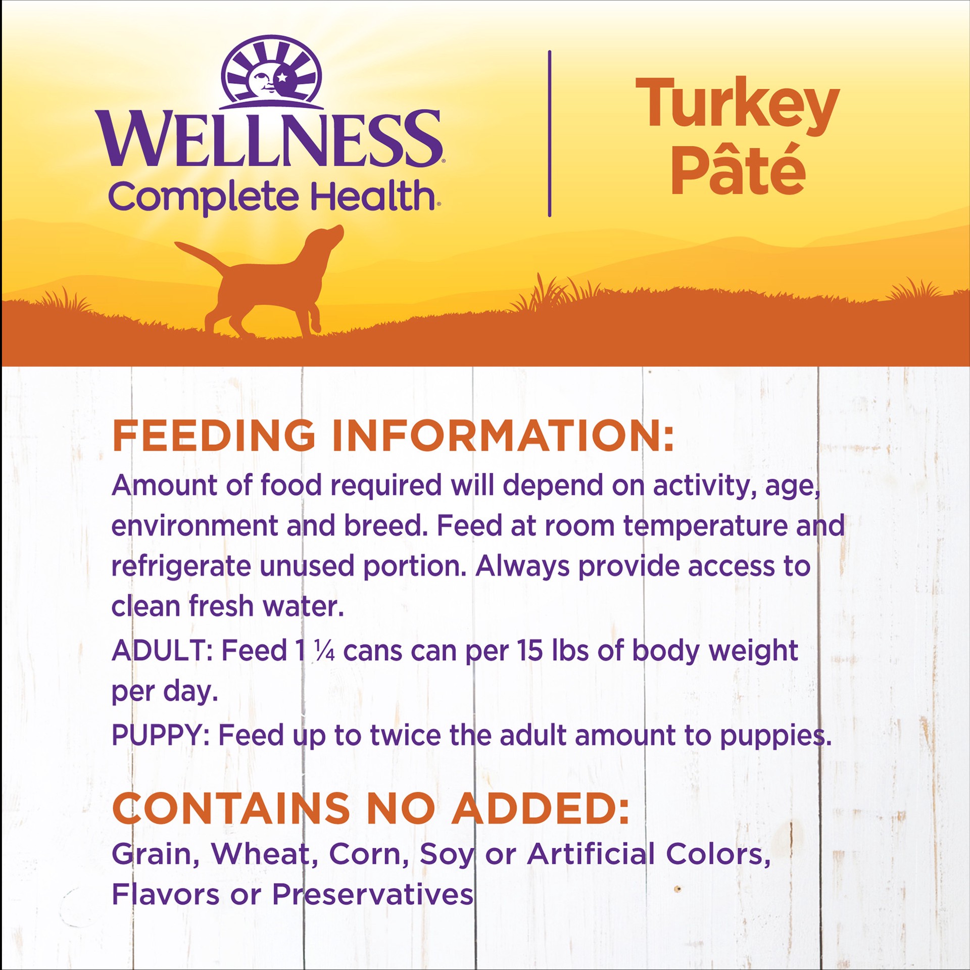 slide 2 of 5, Wellpet Llc Natural Dog Food Turkey & Sweet Potato Formula, 12.5 oz