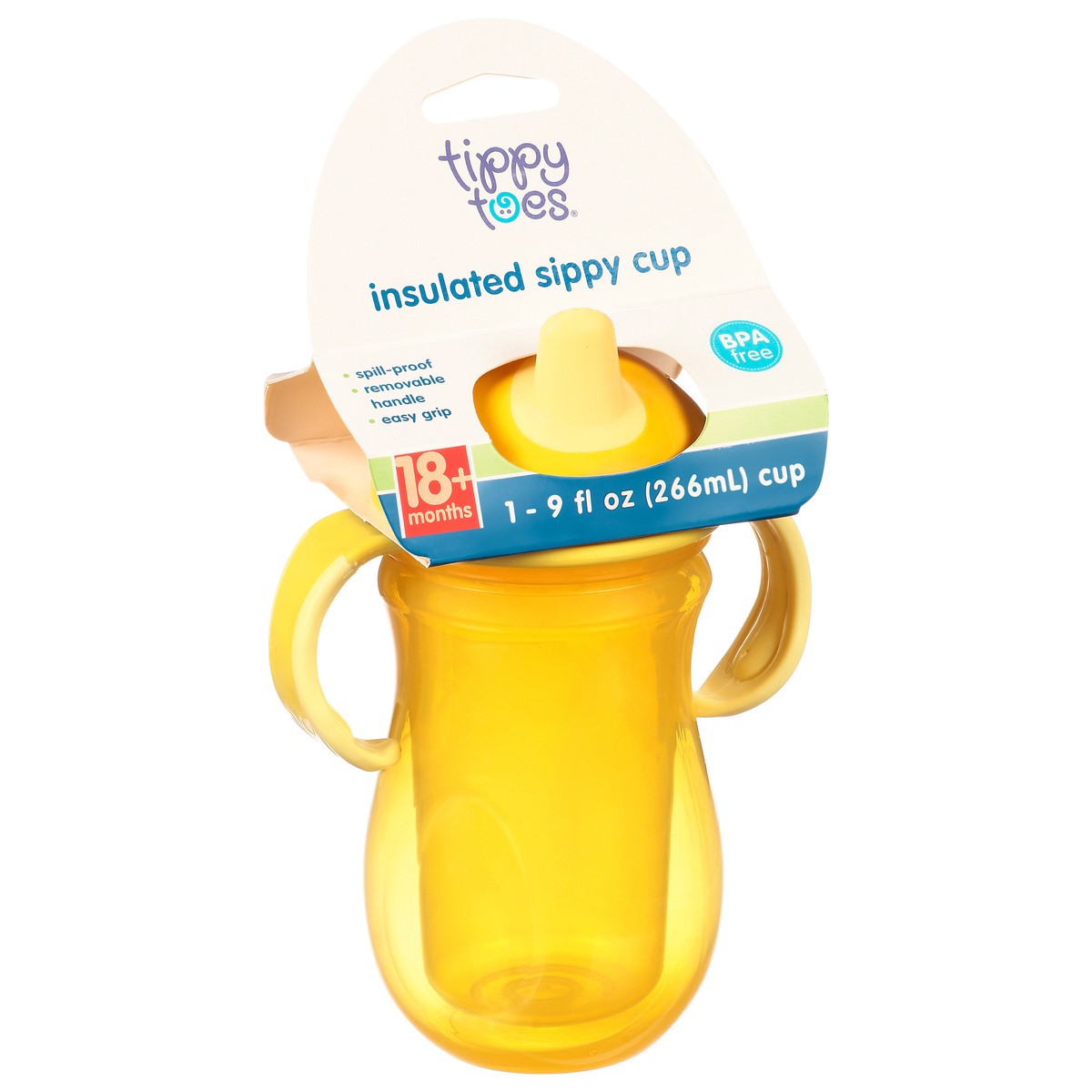 slide 2 of 9, Tippy Toes 9 Ounce Insulated Sippy Cup 1 ea, 1 ct