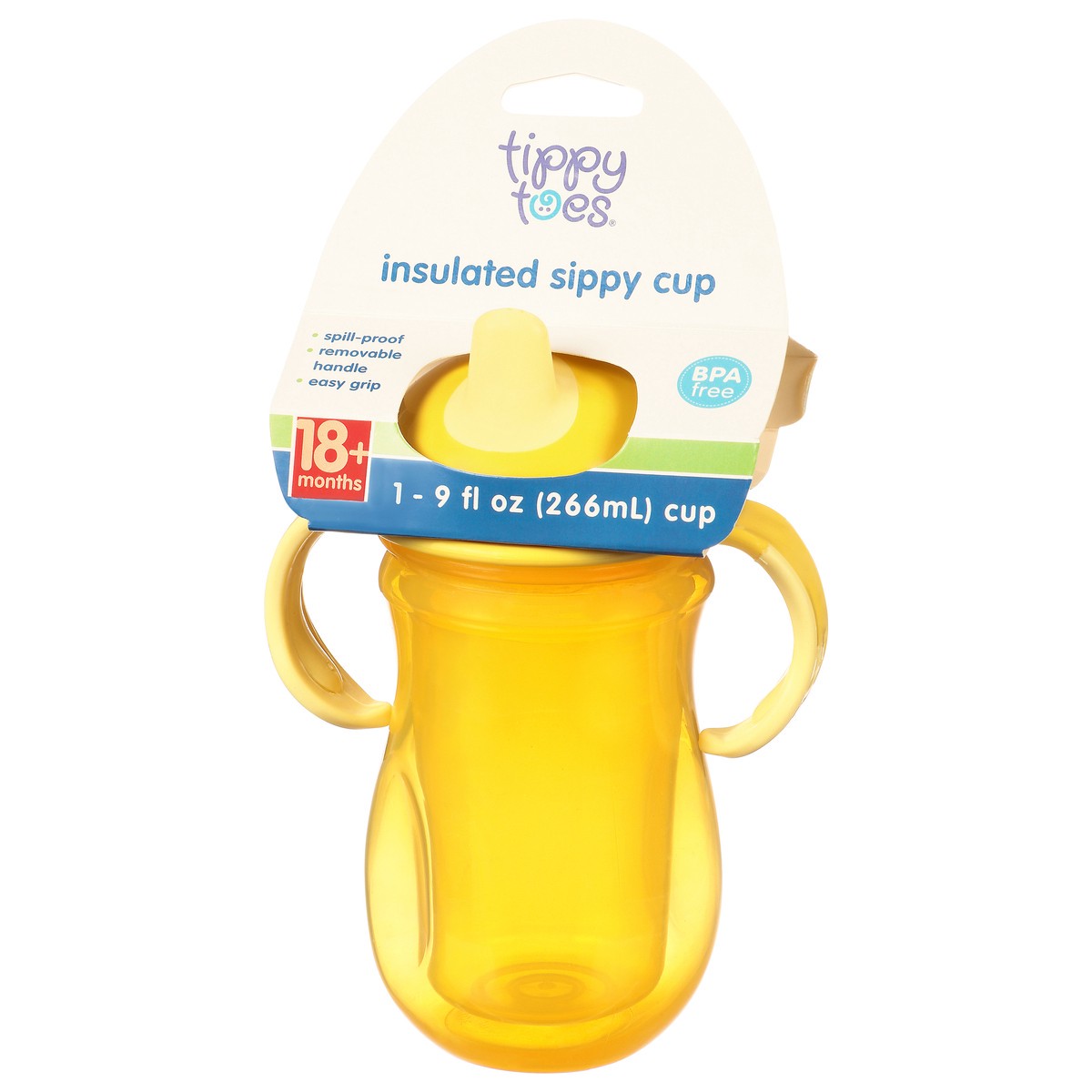 slide 6 of 9, Tippy Toes 9 Ounce Insulated Sippy Cup 1 ea, 1 ct