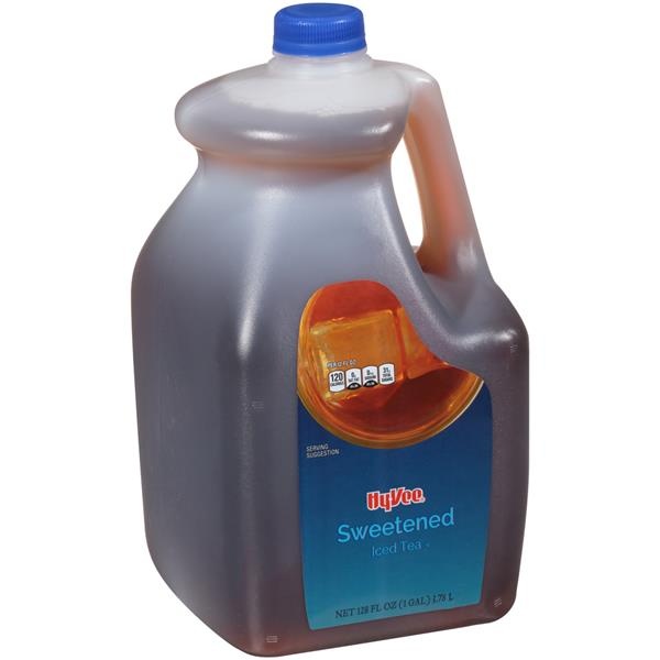 slide 1 of 1, Hy-vee Sweetened Iced Tea - 128 fl oz, 128 fl oz