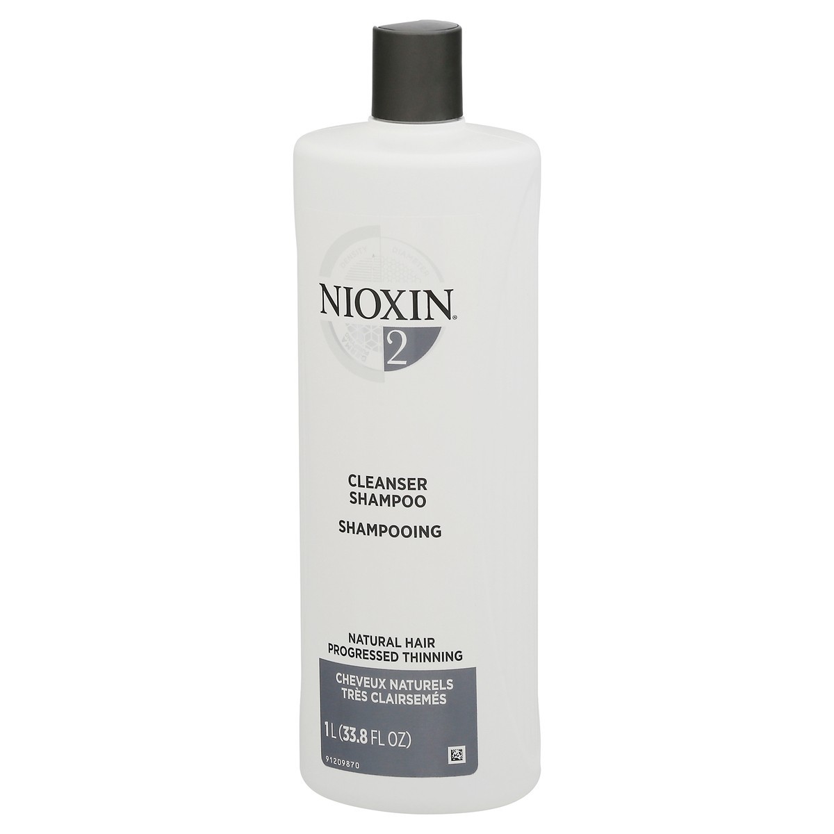 slide 2 of 12, Nioxin 2 Natural Hair Progressed Thinning Cleanser Shampoo 1 lt Bottle, 1 l