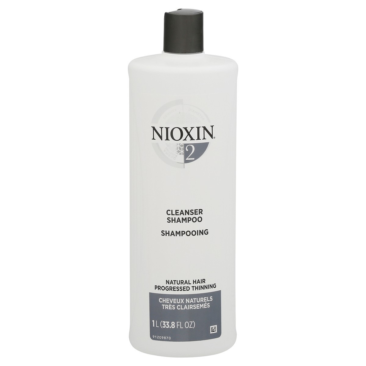 slide 1 of 12, Nioxin 2 Natural Hair Progressed Thinning Cleanser Shampoo 1 lt Bottle, 1 l