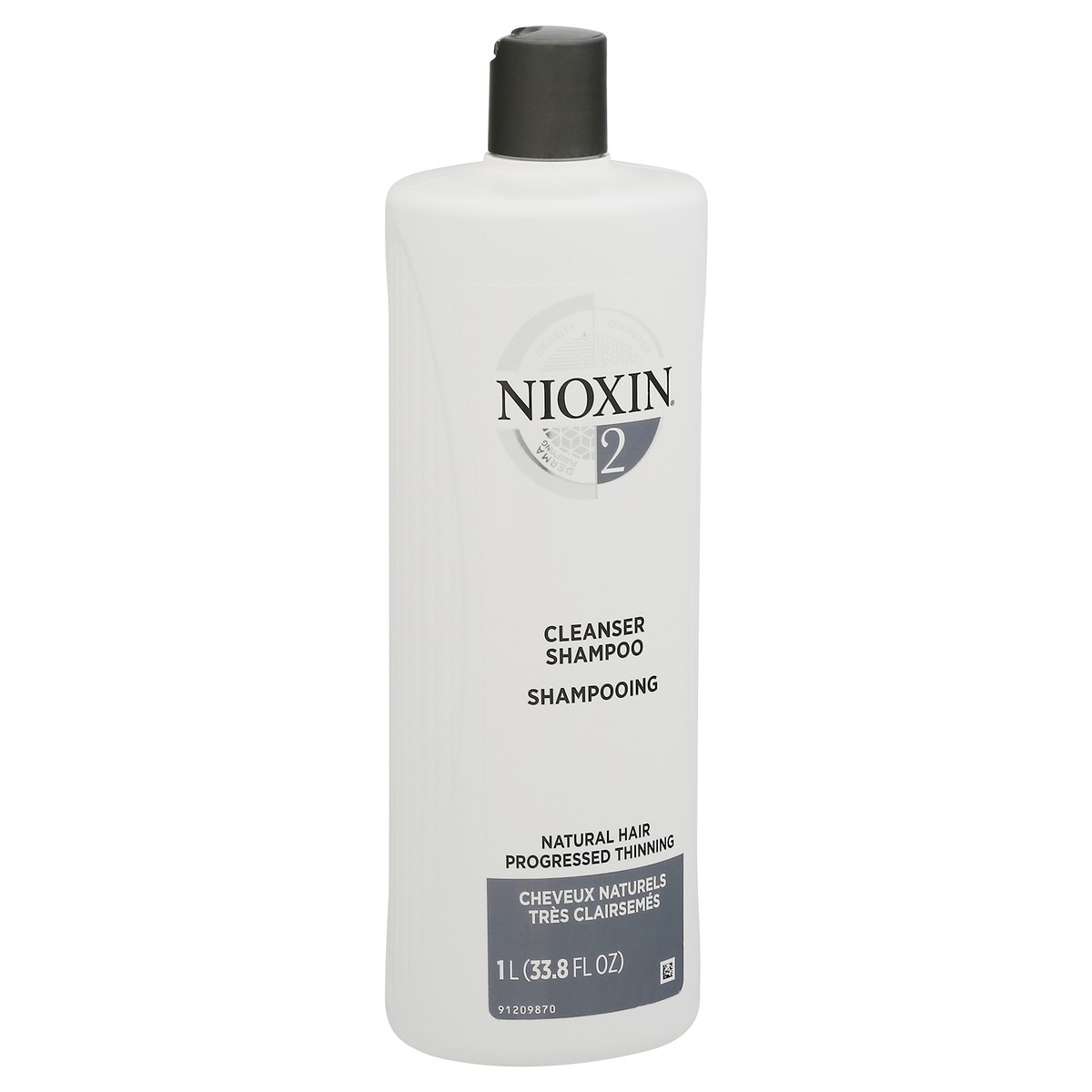 slide 8 of 12, Nioxin 2 Natural Hair Progressed Thinning Cleanser Shampoo 1 lt Bottle, 1 l