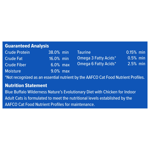 slide 18 of 21, BLUE WILDERNESS Blue Buffalo Wilderness High Protein, Natural Adult Indoor Dry Cat Food, Chicken 15-lb, 15 lb