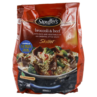 slide 1 of 1, Stouffer's Easy Express Broccoli And Beef, 25 oz