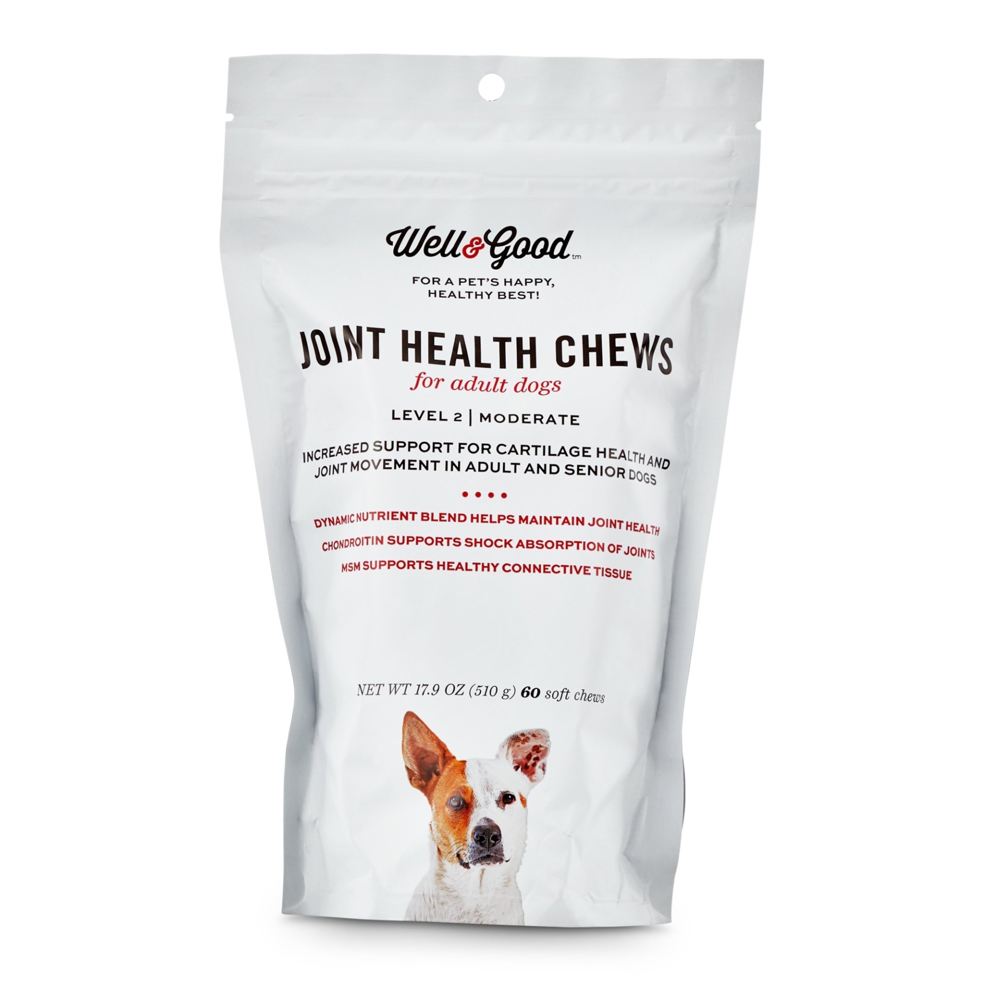 slide 1 of 1, Well & Good Adult Level 2 Dog Joint Health Chews, 60 ct