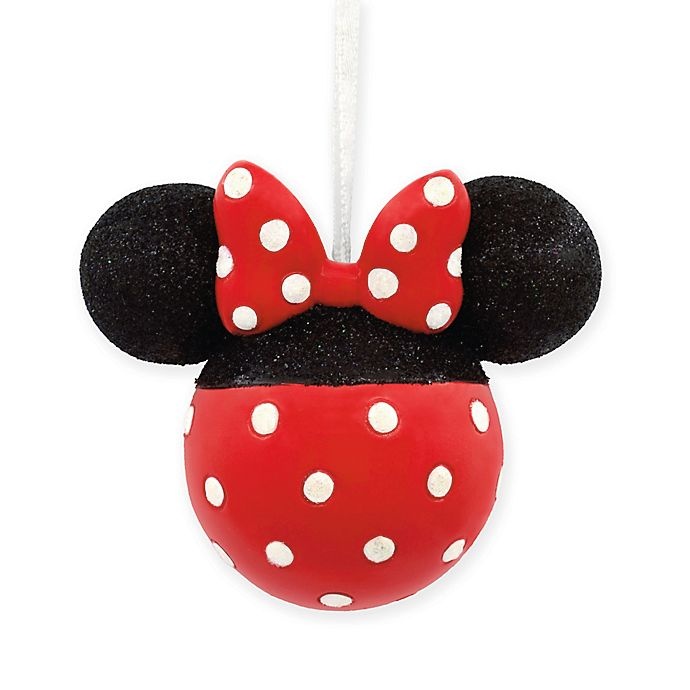 slide 1 of 1, Hallmark Disney Minnie Mouse Glitter Ornament, 1 ct