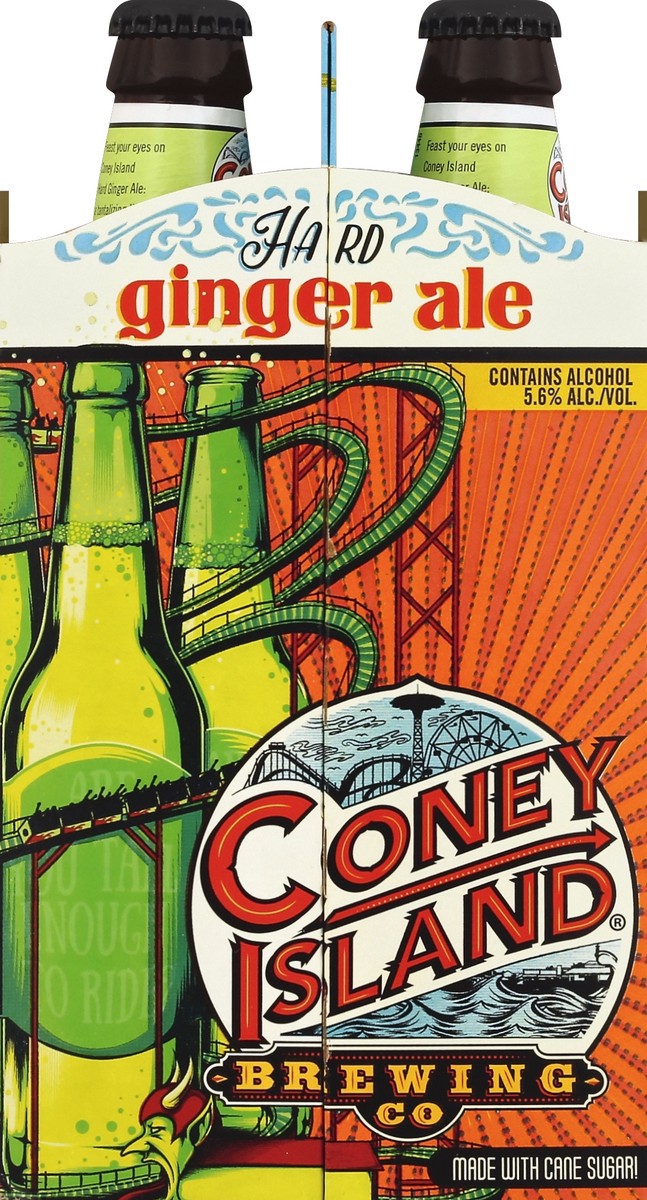 slide 3 of 4, Coney Island Brewing Co. Hard Ginger Ale 6 ea, 6 ct