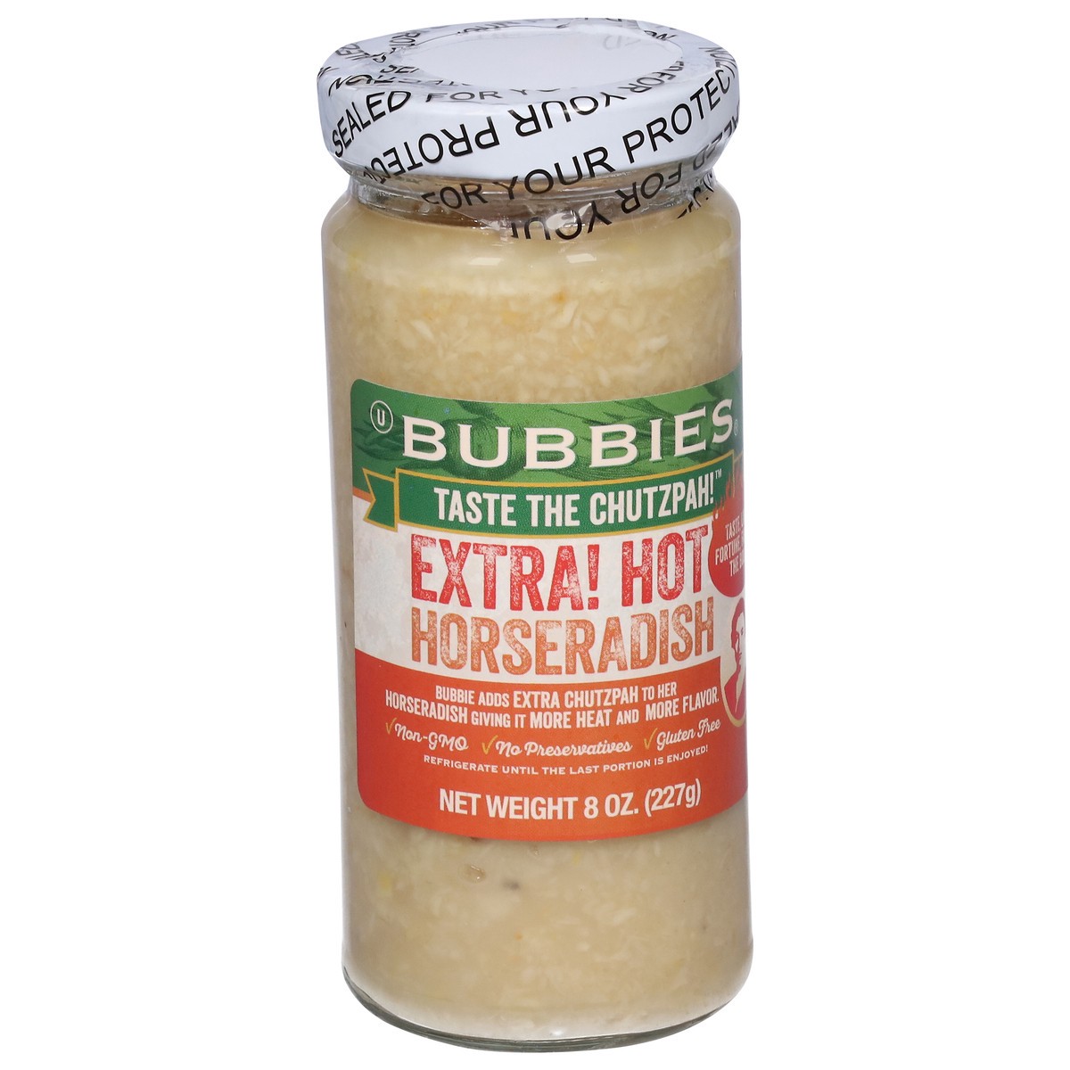 slide 2 of 9, Bubbies Extra Hot Extra Hot Horseradish 8 oz, 1 ct