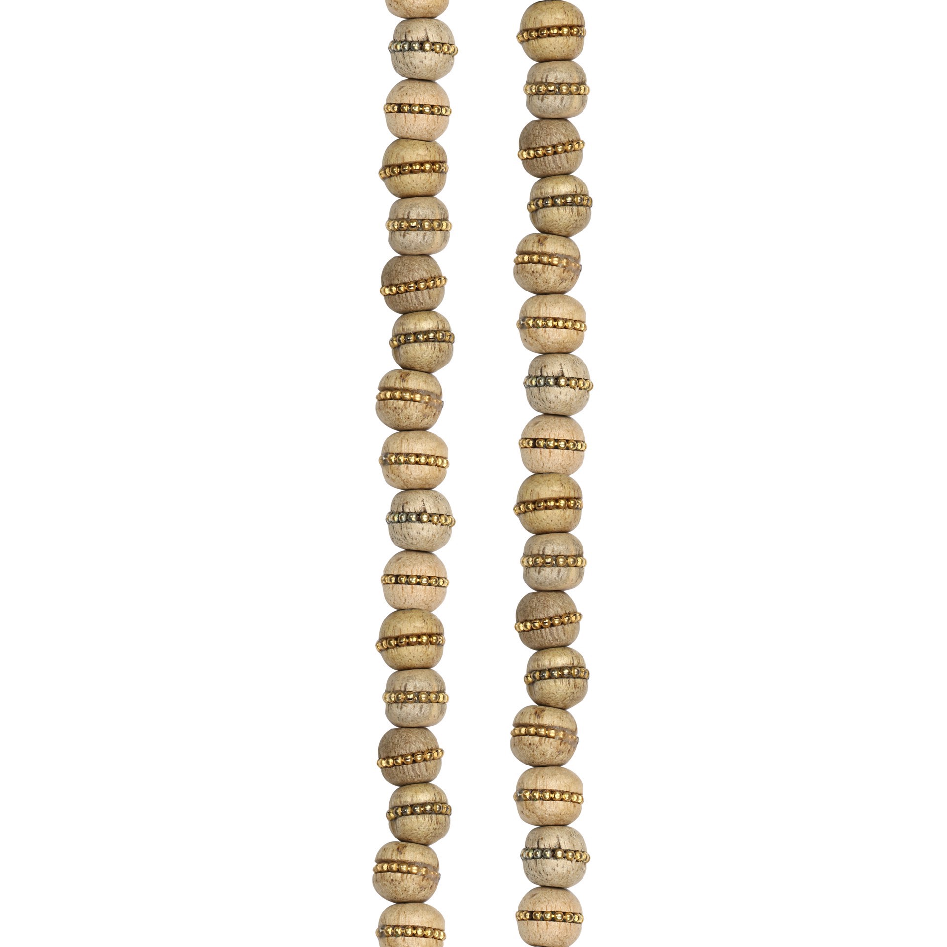 slide 3 of 3, Brown & Gold Round Beads By Bead Landing, 9mm-10mm