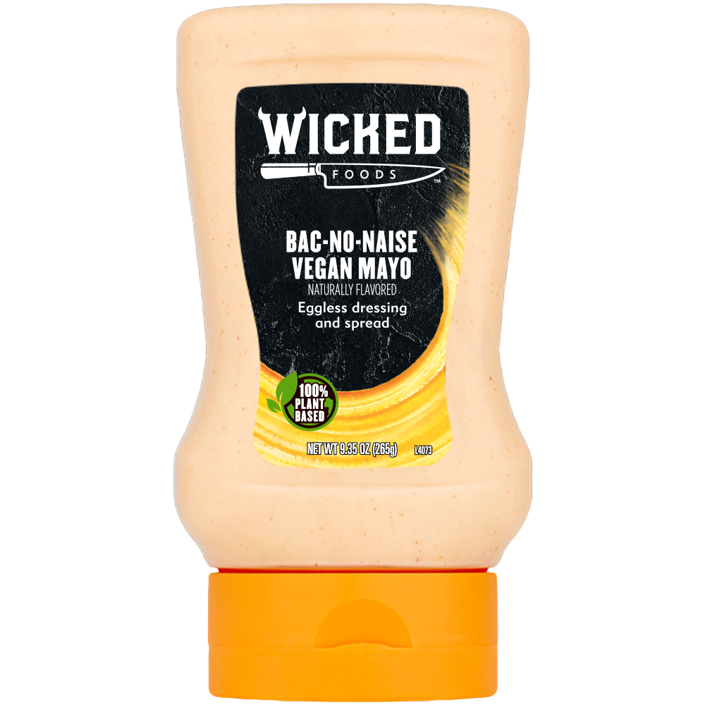 slide 1 of 1, Wicked Foods Bac-No-Naise Vegan Mayo, 9.35 oz