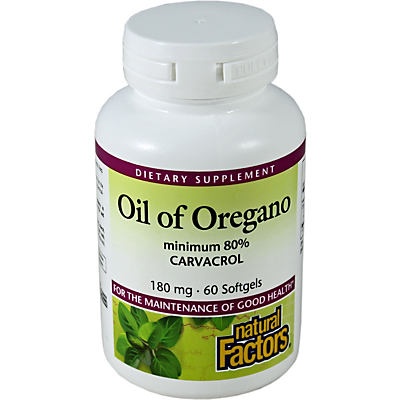 slide 1 of 1, Natural Factors Oil of Oregano Softgels, 60 ct