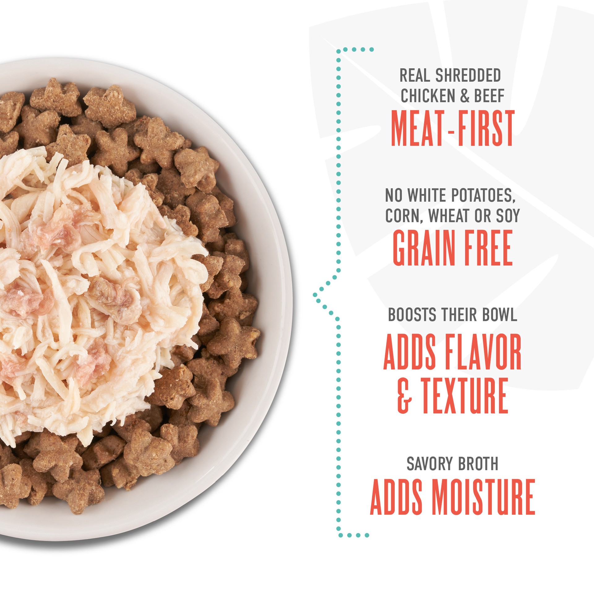 slide 7 of 7, Tiki Dog Born Carnivore Protein Booster Chicken and Beef Recipe in Broth Dog Food Topper, 2.1 oz., 1 ct