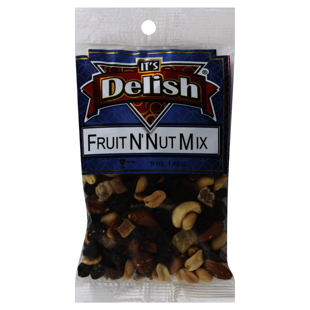 slide 1 of 1, Its Delish Trail Mix Fruit N Nut Mix, 5 oz