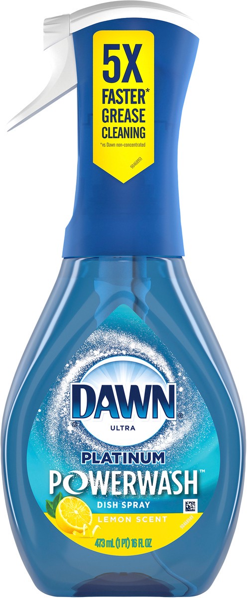 slide 2 of 3, Dawn Powerwash Spray, Dish Soap, Dishwashing Liquid, Lemon, 1 Starter Kit, 16 Fl Oz, 16 fl oz