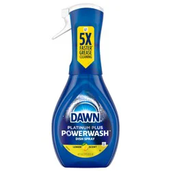 Dawn Powerwash Spray, Dish Soap, Dishwashing Liquid, Lemon, 1 Starter Kit, 16 Fl Oz
